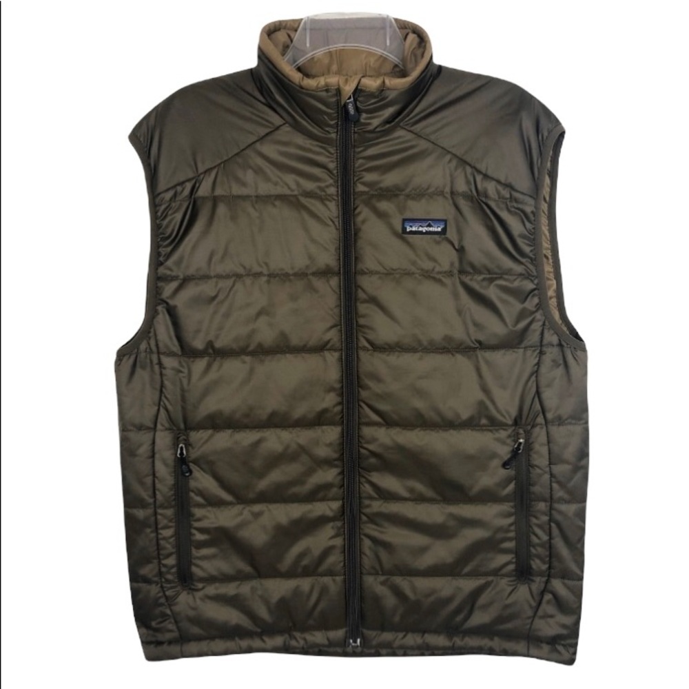 Patagonia Men’s Primaloft Full Zip Puffer Vest, Size Medium